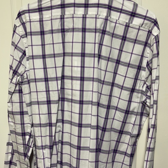 Men’s Button Down - purple plaid - Picture 5 of 5